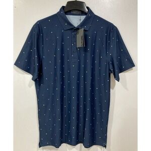 G/Fore Twighlight Stars Navy Blue Polo Golf Shirt Men's XL NWT‎ $120